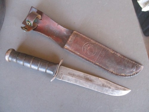 Vtg usmc bar kabar - vtg, fixed