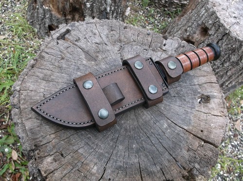 Bar usmc custom - ka, leather