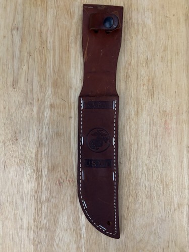 Bar brown leather fighting - ka-bar,